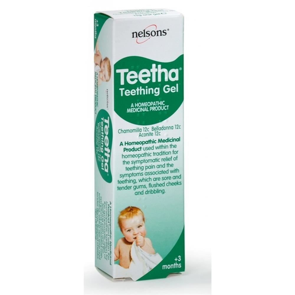 Nelsons Teetha Teething Gel 15g - 4 Pack