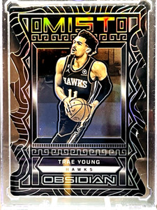 SEE DESCRIP! 2022-23 Panini Obsidian | Trae Young Mist Die-Cut #1 | CASE HIT SSP