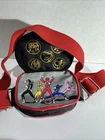 Vintage 1994 Mighty Morphin Power Rangers Adjustable Belt Bag Coin Pouch Holder