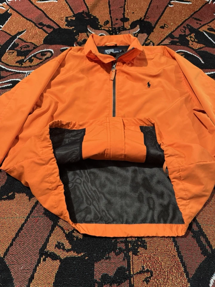 Vintage Polo Ralph Lauren Orange Jacket Large - Image 4 of 4