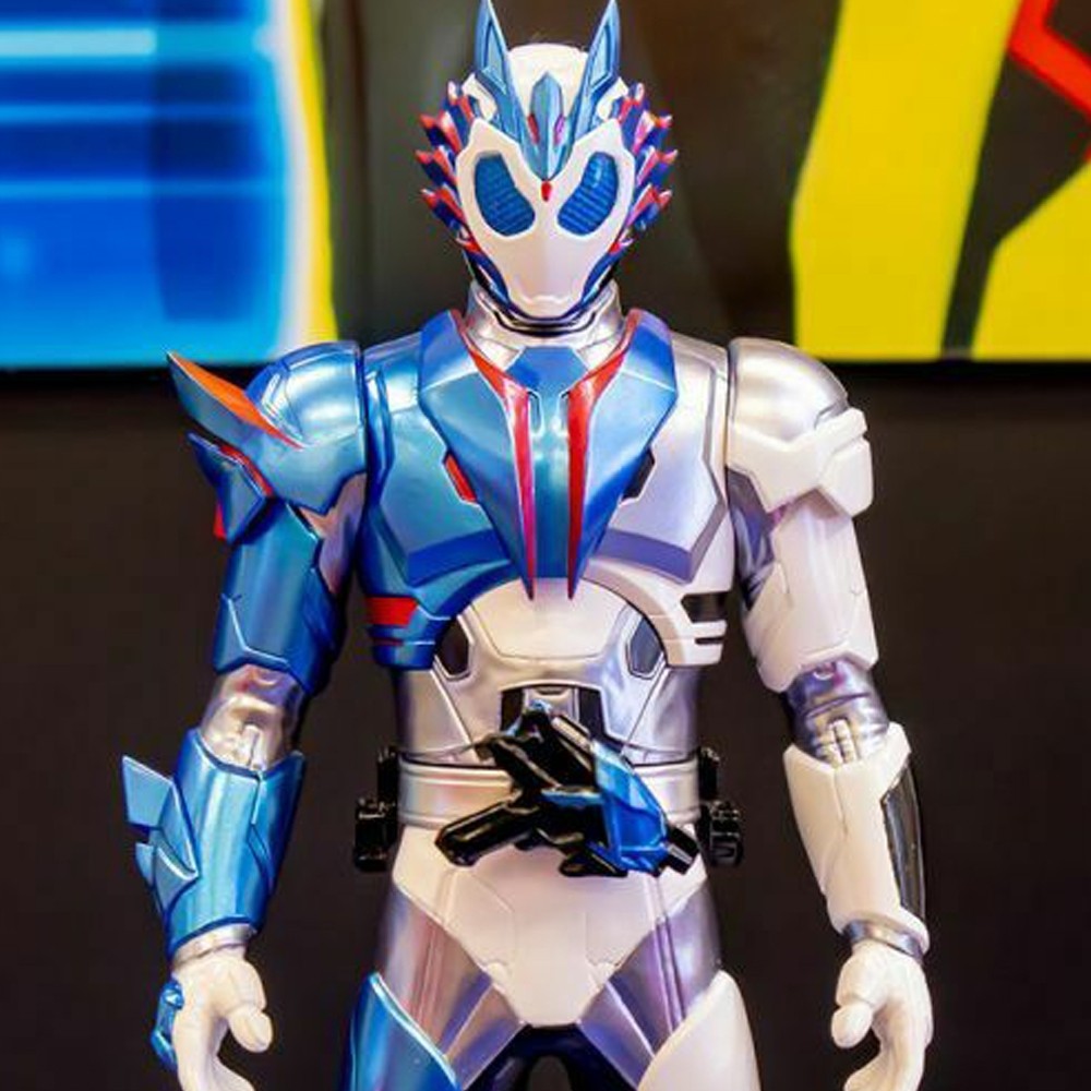 Figurine de collection Kamen Rider Shooting Wolf en PVC premium moulé