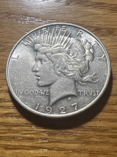 1927 D Peace Silver Dollar  Uncirculated Beauty! ￼