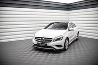 Maxton Design Frontlippe V.1 Passend FüR Mercedes A W176 Schwarz Hochglanz