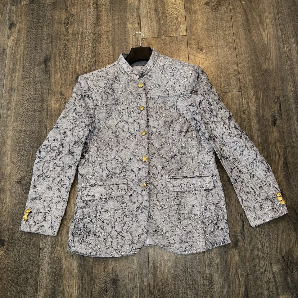 Chaqueta Blazer Para Hombre Calce A Medida Estampado Africano L Cachemira Elegante Fiesta Abrigo Deportivo Foto 4 de 4