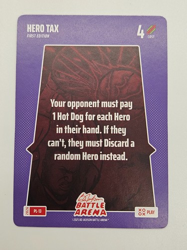 2026 Bo Jackson Battle Arena Hero Tax Play SSP PL-13