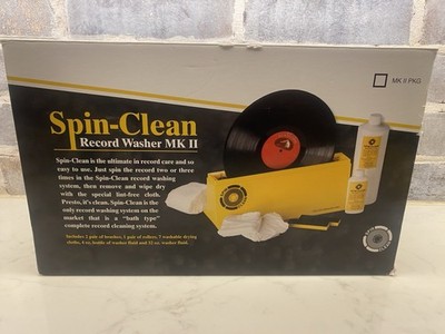 Spin-Clean Record Washer MK II SYS Vinyl Cleaning System with Accessories