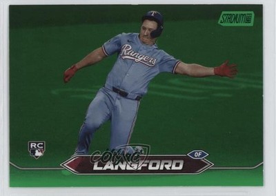2024 Topps Stadium Club Green Foil 86/199 Wyatt Langford #30 Rookie RC qf6
