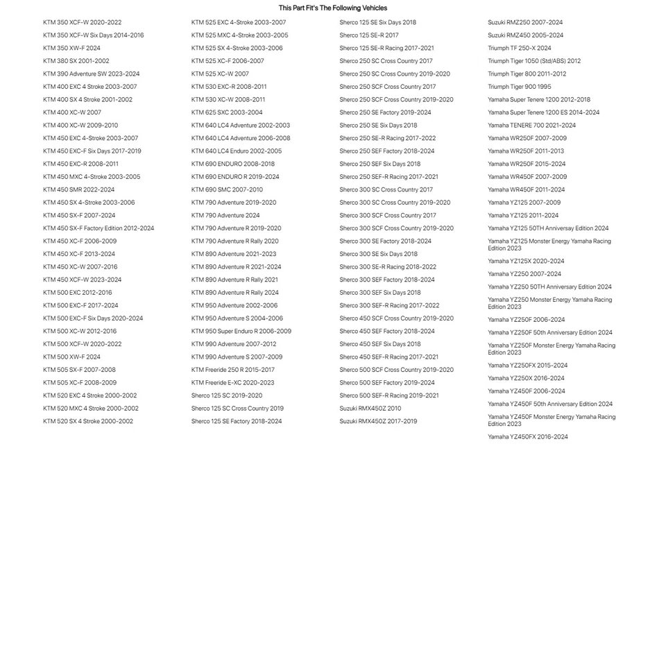 Fasst Flexx 1 1/8" Handlebar  Black For KTM 625 SXC 2003-2004 - Изображение 4 из 4