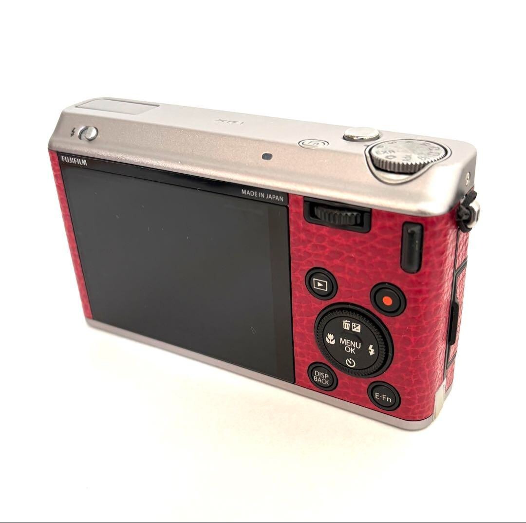 Fujifilm XF1 Compact Digital Camera Red 12.0MP w/Battery