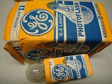 VINTAGE GE PHOTOFLASH BULBS 11 NOS 7 Pieces