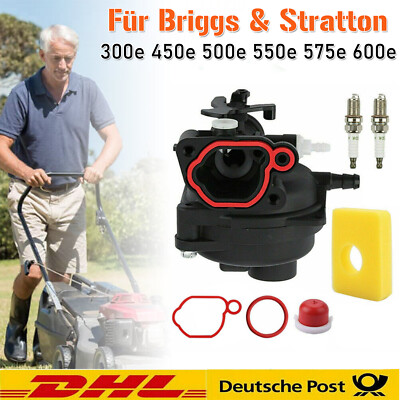 Vergaser Kit für Briggs & Stratton 300E 450E 500E 600e 125cc 140cc Rasenmäher~