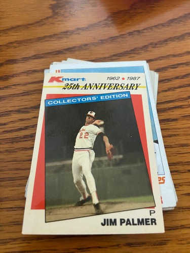 1987 Topps K-Mart Baltimore Orioles Baseball Card #17 Jim Palmer