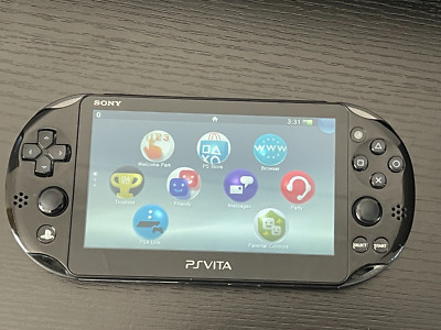 Sony Playstation PS Vita Slim 2000 Schwarz Spielekonsole Getestet Grade B