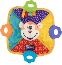 Nuby Teething Blankie - Characters May Vary