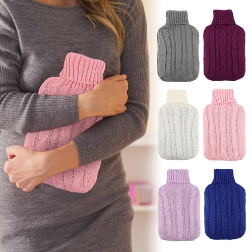 For 2L Hot Water Bottles Soft Knitted Cover , Large Hot Water Bottle Cover - Picture 16 of 23