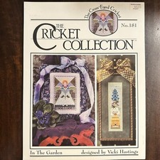 The Cricket Collection Cross-Stitch Pattern Booklet No.181 "In The Garden" By Vi