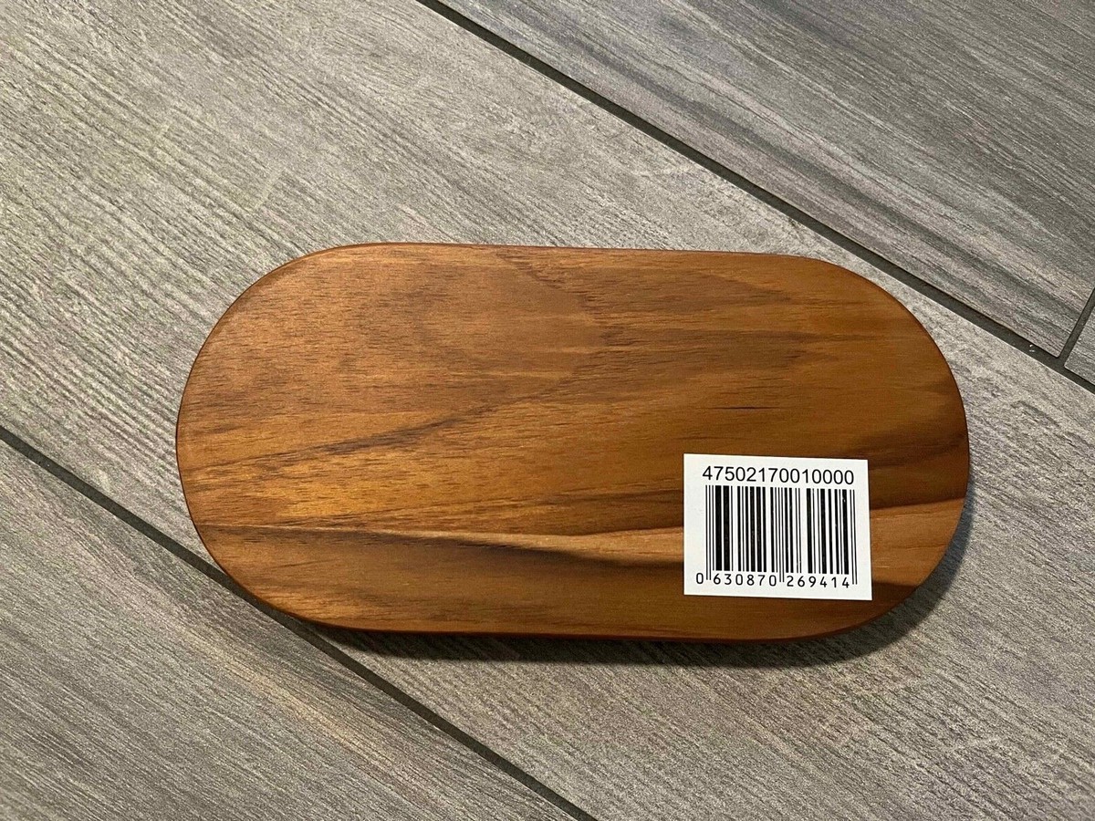 LE CREUSET MILL TRAY TEAK WOOD, SALT AND PEPPER HOLDER, NWT | eBay