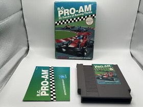 R.C. Pro-Am Nintendo NES CIB RC Juego Completo En Caja Juego, Caja y Manual 