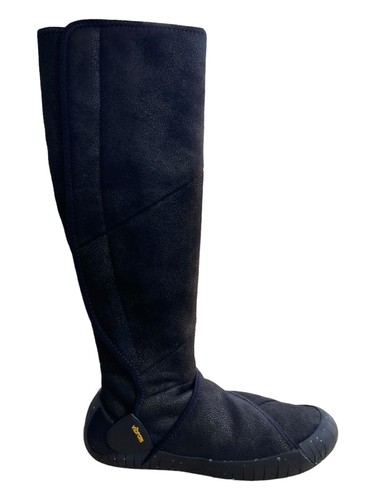 Vibram Furoshiki Shearling High Boots Women's Black Size S (38/39)