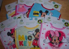 DISNEY MICKEY MOUSE, MINNIE MOUSE OR PLUTO BIB, Baby shower, Diaper Cake