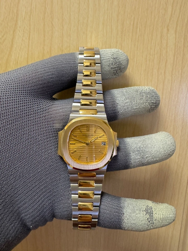 COMO NUEVO VINTAGE Patek Philippe Nautilus 3800/001 2 tonos con caja/papeles originales Foto 4 de 4