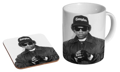 Eazy E NWA - Kaffee-/Teebecher und Untersetzer Geschenkset