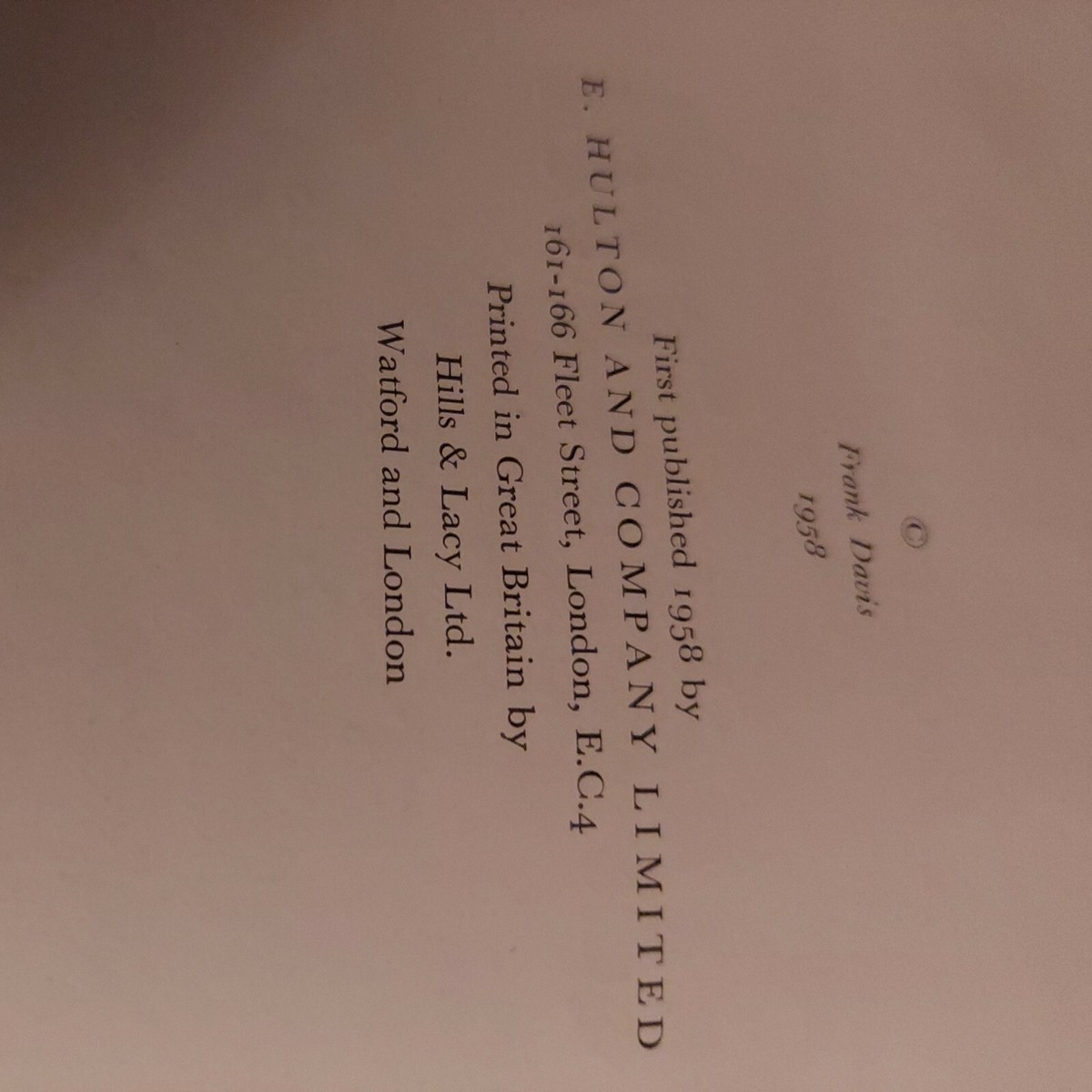 Furniture 　　Frank Davis A Picture History of Furniture by Davis, Frank: Good