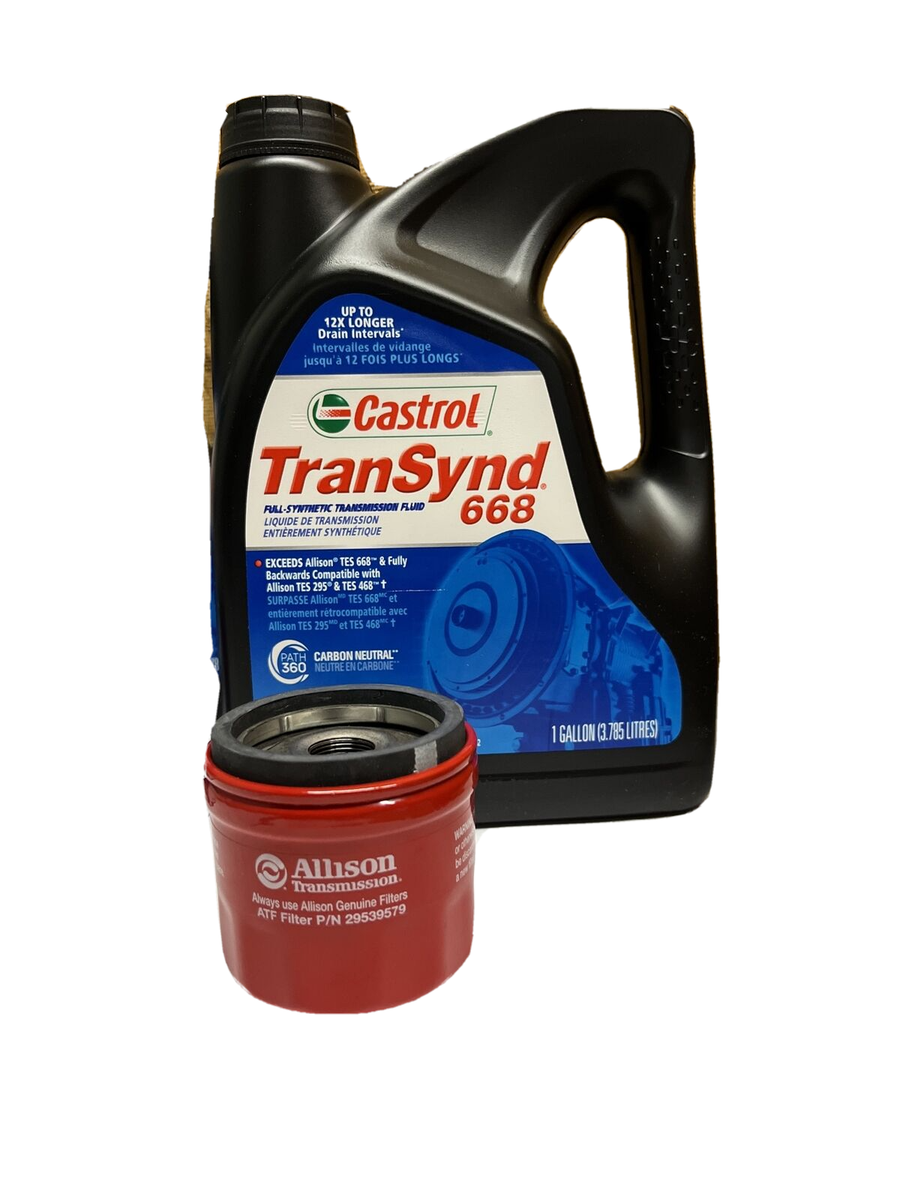 ACDelco Allison Transmission 1000/2000 Spin On Filter & Castrol