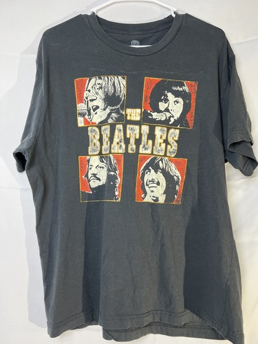 The Beatles Shirt Black Short Sleeve Crew Neck Concert Shirt Band Tee M/ - Picture 4 of 9