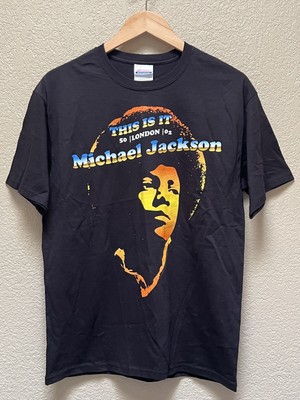 Michael Jackson Vintage Shirt This Is It Shirt London 02 Adult Size M