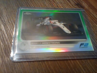 2022 Topps CHROME Formula 1 F1 Racing 45/99 GREEN Refractor MARCUS ARMSTRONG
