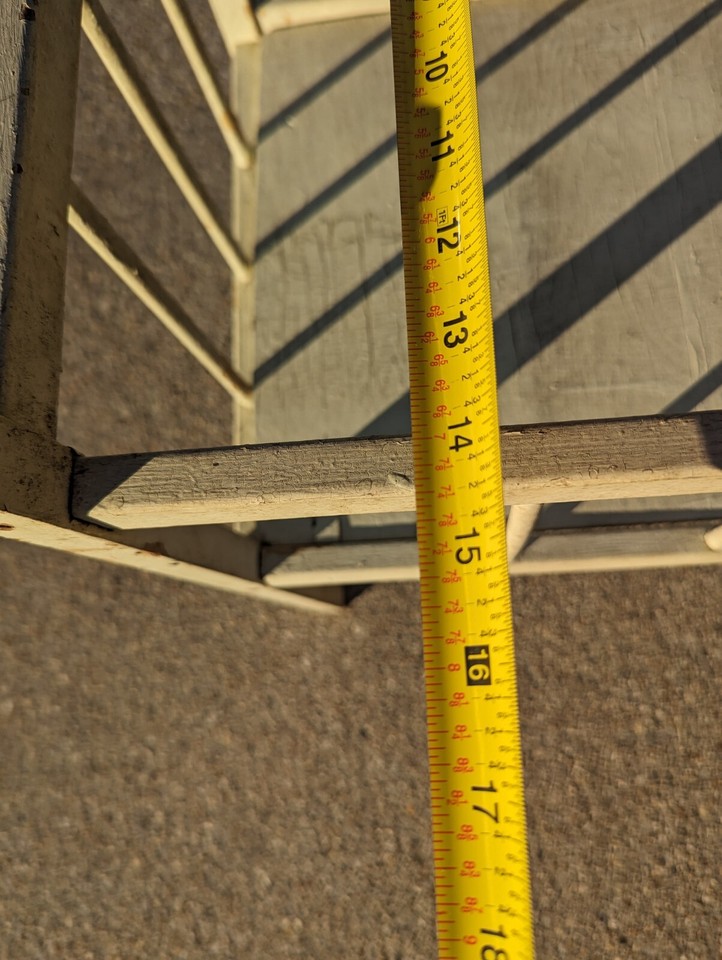 Vintage Wooden Baby Doll Crib Wood Doll Furniture 27" Long eBay