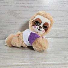 Kipp Brothers SLAP BRACELET PLUSH Sloth Lets Hang Tan White