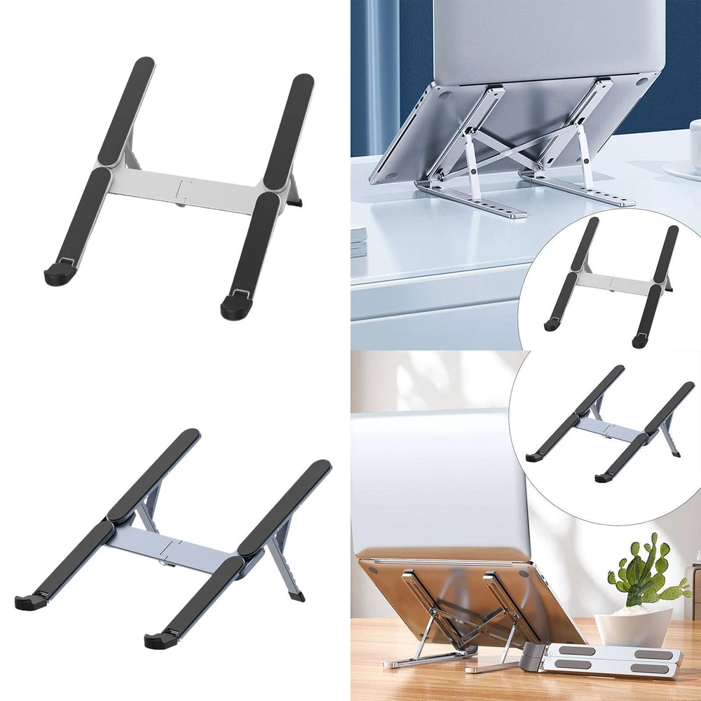 Adjustable Laptop Stand for Desk Ergonomic Computer Riser Accessory  