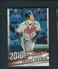 2020 Topps Update Series Baseball Decades' Best # DB-79 Freddie Freeman