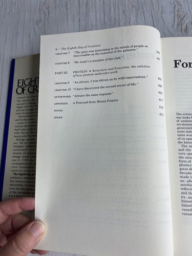 Der achte Tag der Schöpfung Horace Freeland Judson HC DJ 1979 Erstausgabe - Bild 14 von 22