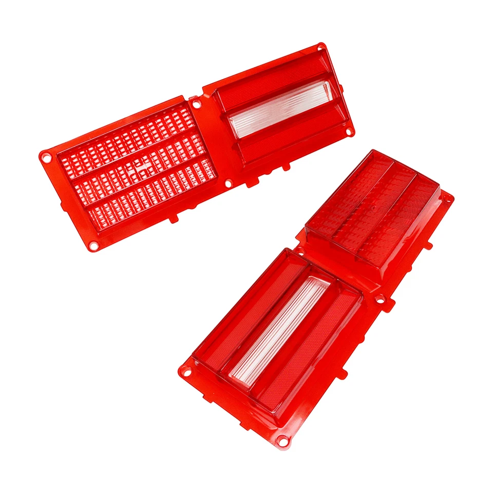 2PCS Left & Right Tail Lamp Lens Set For 1975-1979 Chevrolet II Nova Models  - Image 3 of 4