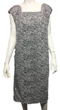New Calvin Klein Black & White Dress 1X Woman Plus Size  Orig. $139