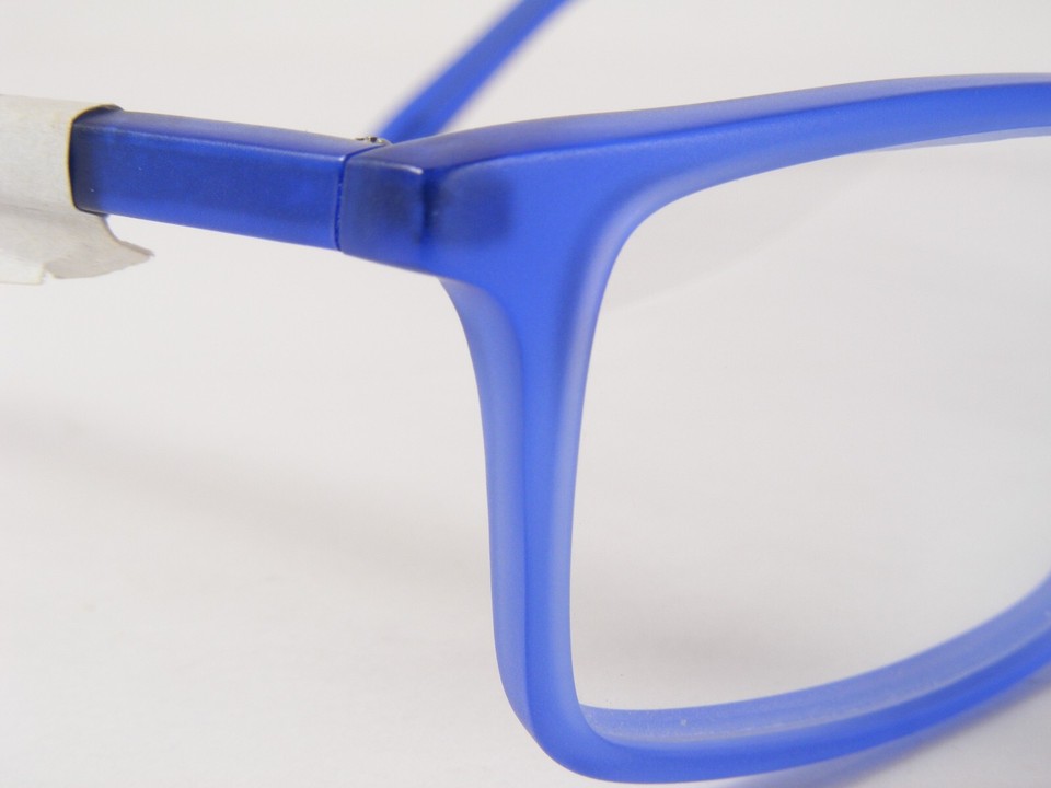 MORE & MORE 52154 400 Matte Blue UNIQUE EYEGLASSES GLASSES FRAME 52-17 ...
