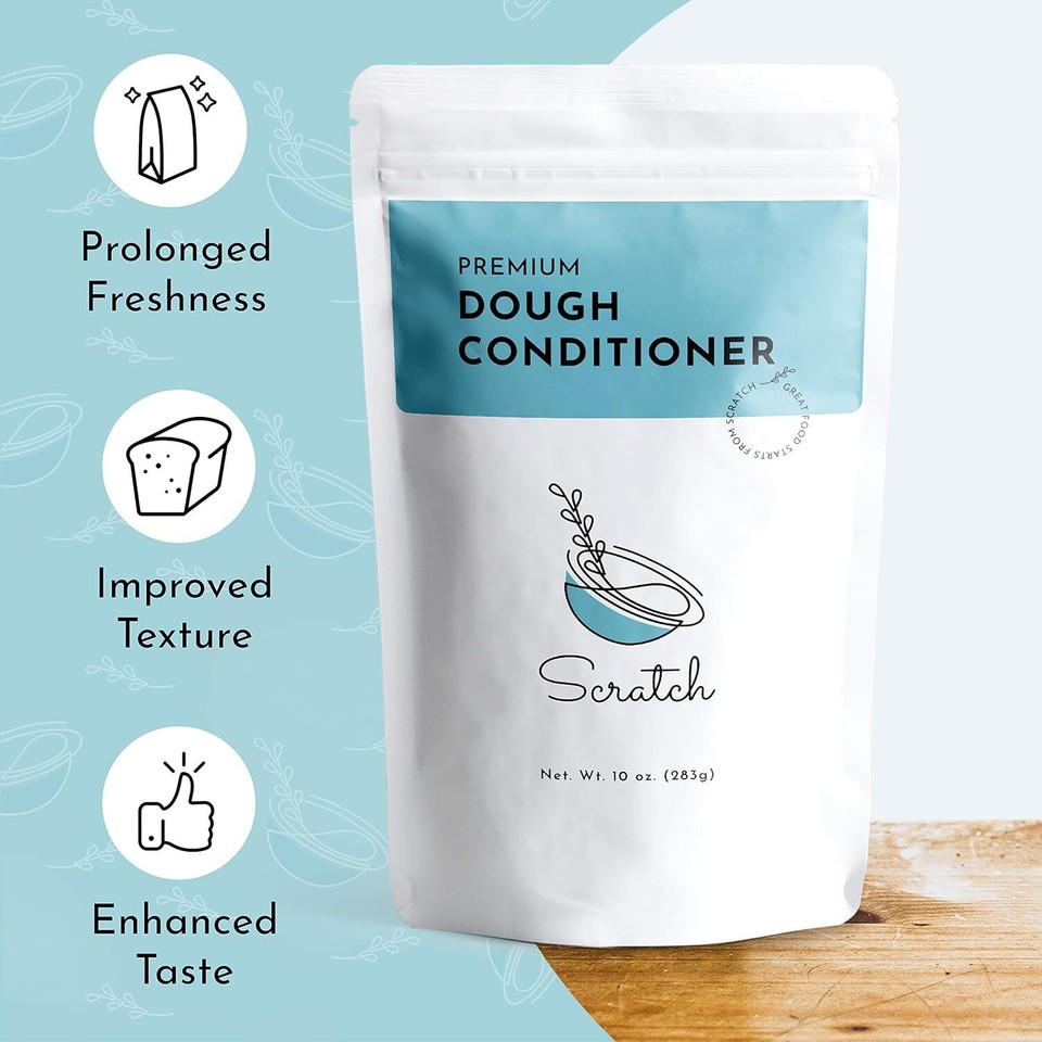 Scratch Dough Conditioner 10 Ounce Bread Improver Enhancer For Perfect ...