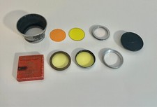Leica E. Leitz Yellow 1 Filter f1.5 Summarit, UV filter, sunshade, body cap