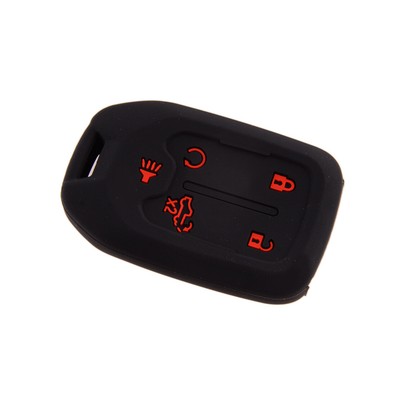 2*Silicone Fob Key Cover For 2019 2020 GMC SIERRA CHEVY SILVERADO 1500 2500 3500 - Foto 5