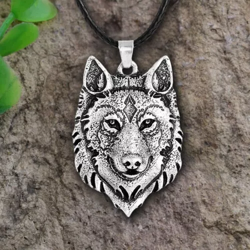 Wolf necklace shop ebay