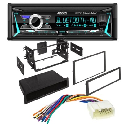 Jensen Single DIN In-Dash Car Stereo AM/FM Radio kit for 1998-2002 Honda Accord