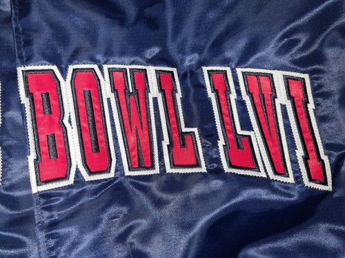 NFL SUPER BOWL 56 LVI STARTER JACKET NAVY AUTHENTIC 2X-LARGE NWT RAMS vs BENGALS - Picture 5 of 12