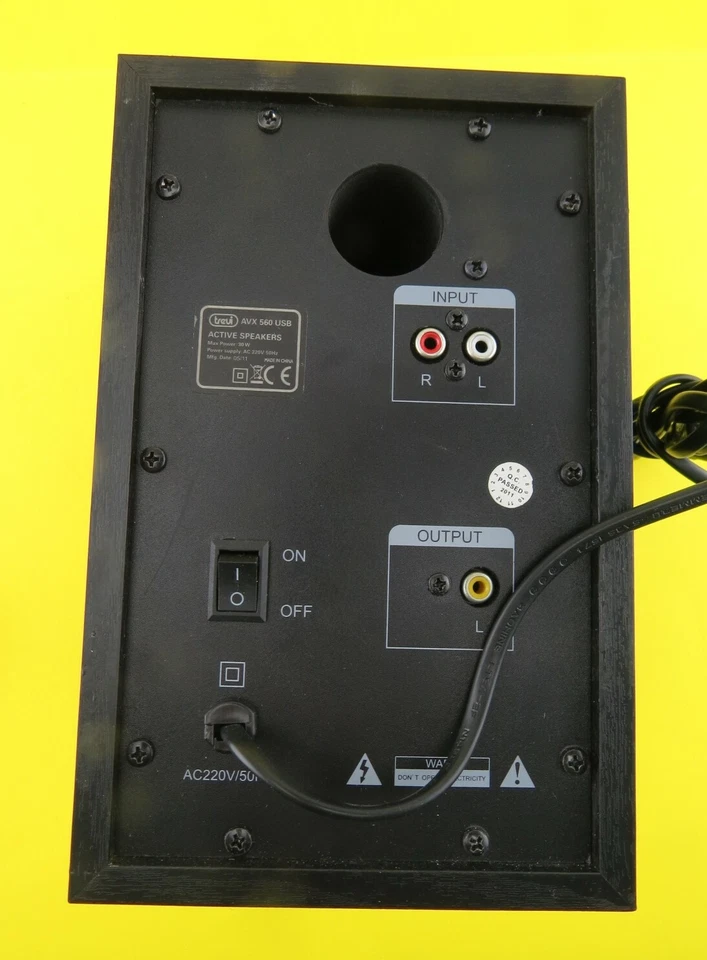 ALTOPARLANTI AMPLIFICATI 2vie-60w TREVI AVX560USB con lettore USB/SD incorporato - Immagine 3 di 4