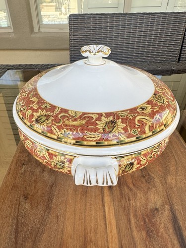 Wedgwood Persien bedeckt Gemüseschüssel Terrine 8" mit Griffen 1997 UK - Bild 2 von 8