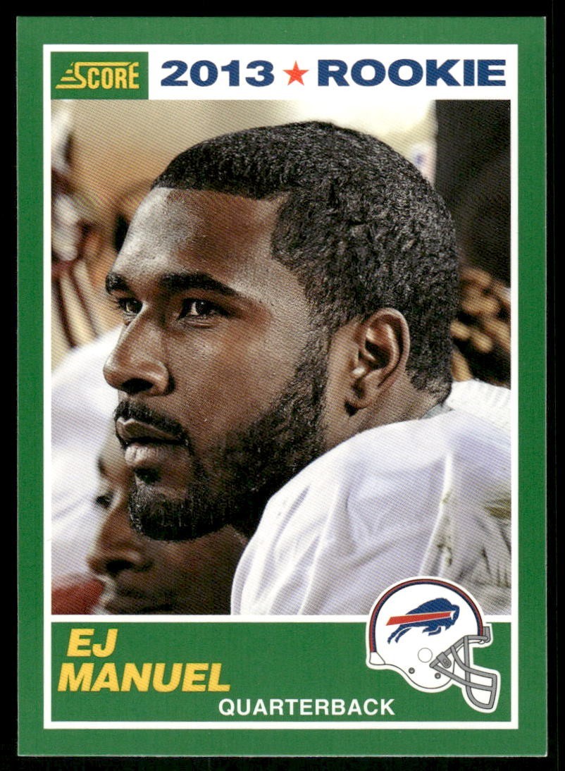 2013 Panini Score #364 EJ Manuel Rookie RC Buffalo Bills football card