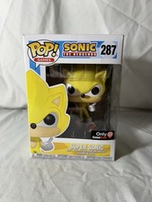 Funko Pop Vinilo Sonic the Hedgehog Super Sonic GameStop Exclusivo Juguete Figura A5