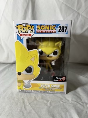Funko Pop Vinyl Sonic the Hedgehog Super Sonic GameStop Exclusive Toy Figure A5